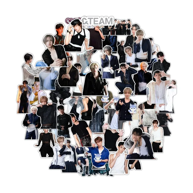 55Pcs/Set Idol Boy &TEAM New Album Mark On Me Stickers Waterproof Stickers K FUMA EJ YUMA JO HARUA TAKI MAKI NICHOLAS Fans Gifts 2
