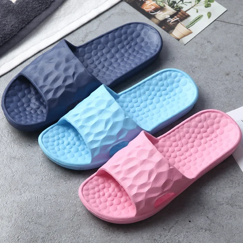 Unisex Indoor Eva Home Hotel Sandals and Slippers Male Summer Non-slip Bathroom Slippers Women\'s and Men\'s Flip Flop Shower Shoe