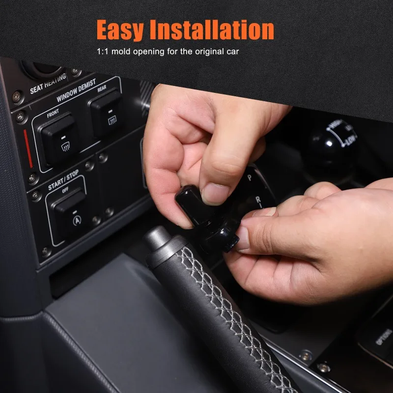 For Ineos Grenadier 2022-2025 ABS Black Car  Handbrake hand Brake Button Cover Trim Interior Car Accessories
