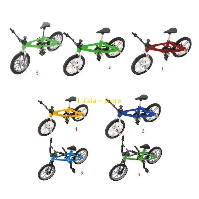 Y4QA Finger Alloy Model Mini MTB BMX Fixie Bike Boys Toy for Creative Game Gi