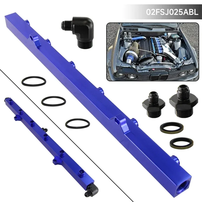 Wysokiej jakości zestaw montażowy szyny paliwowej do BMW serii 3 E36 E46 M50 M52 M54 325i 328i 323i M3 Z3 E39 528i Silnik Niebieski/Czarny