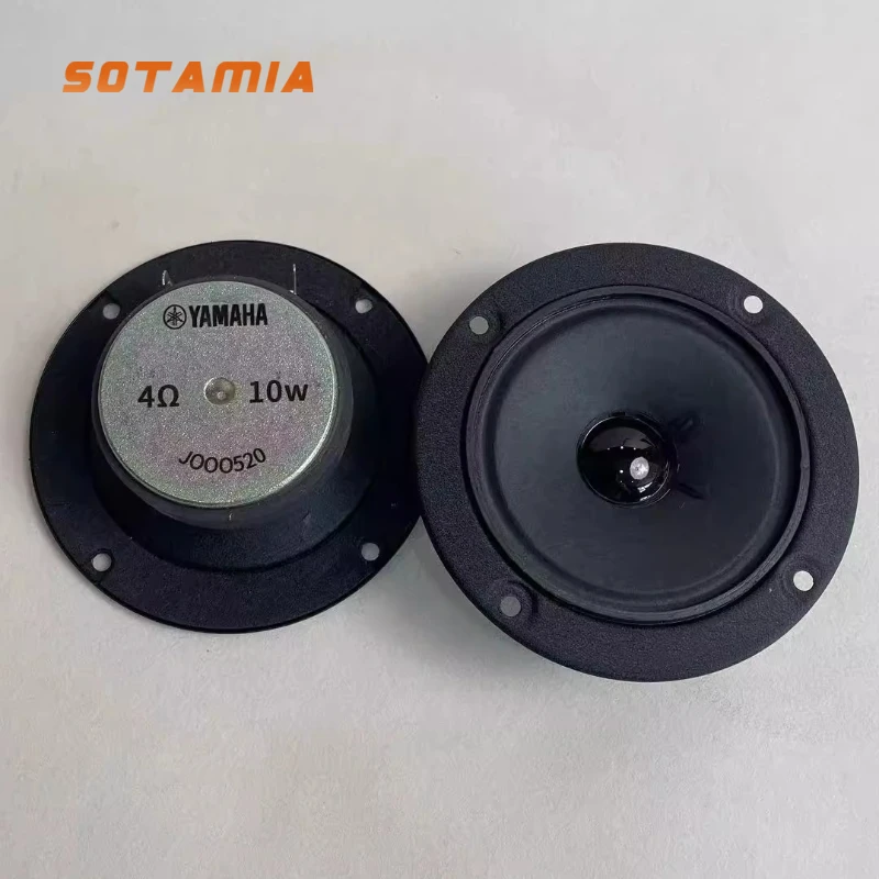 SOTAMIA 2Pcs 4 Inch Tweeter Speaker Driver 4 Ohm 10W HIFI Tweeter KTV Audio Treble Speaker Home Theater Loudspeaker for Yamaha