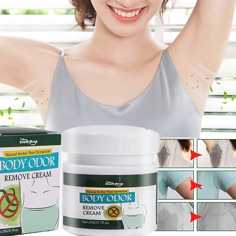 20g Odor Eliminator Effective Underarm Care Bleaching Cream Significant Effect Body Effectively Remove Odor Lasting Aroma Cream