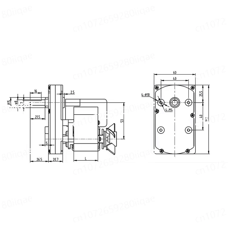 

Automatic Control Pellet Feeding Oven Industrial Applicat 220V AC Shaded Pole Reduction Motor for Spot Welding Machine