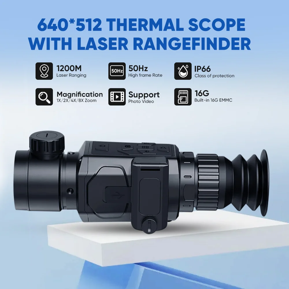 640x512 HT-C19L 384x288 HT-C18L 50Hz Handheld Thermal Imaging Scope for Outdoor Hunting Observation
