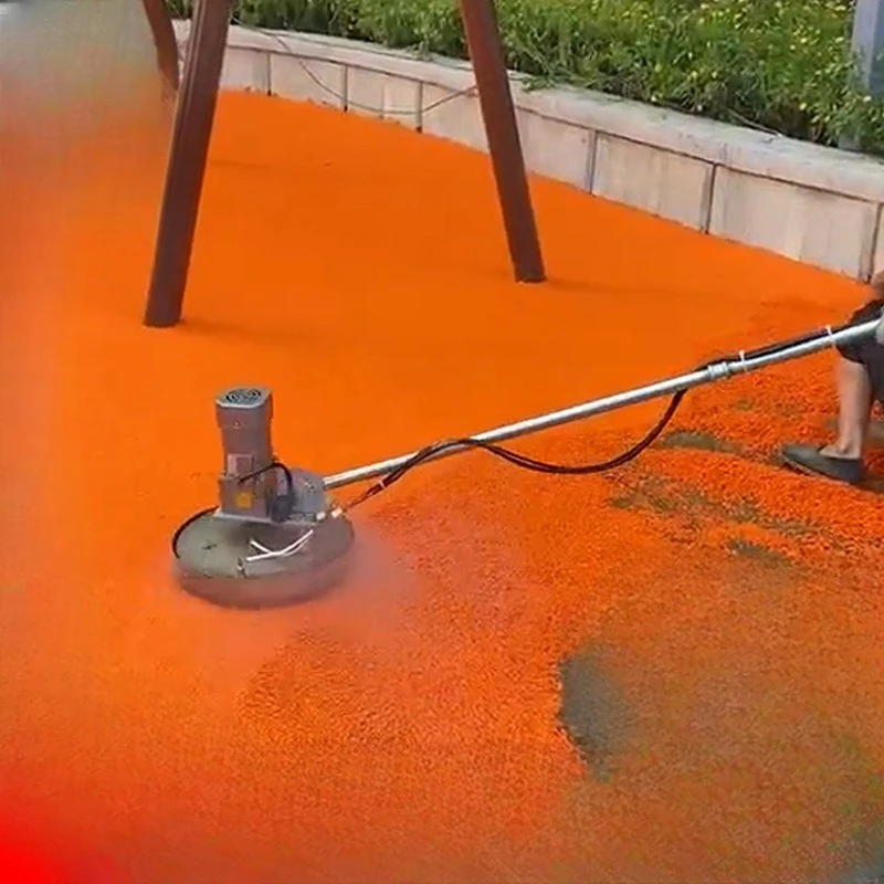 Granular Trowel Plastic Track Smoother Rubber Granular Track Specialized Leveling Machine