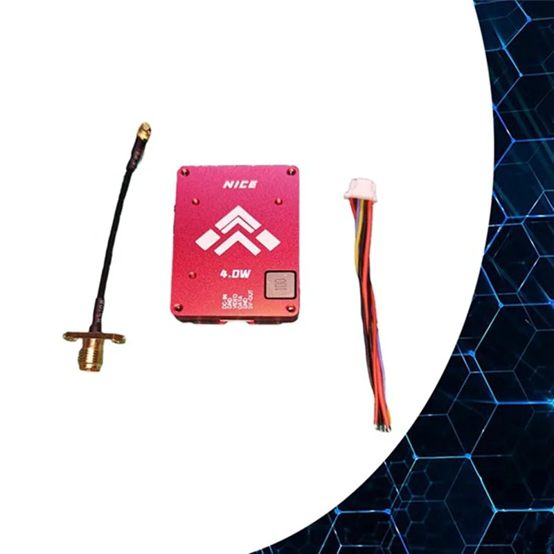 Practical-4W 5.8G VTX 4000Mw 64CH FPV Video Transmitter RFPA5542 Amplifier For FPV Long Range RC Drone