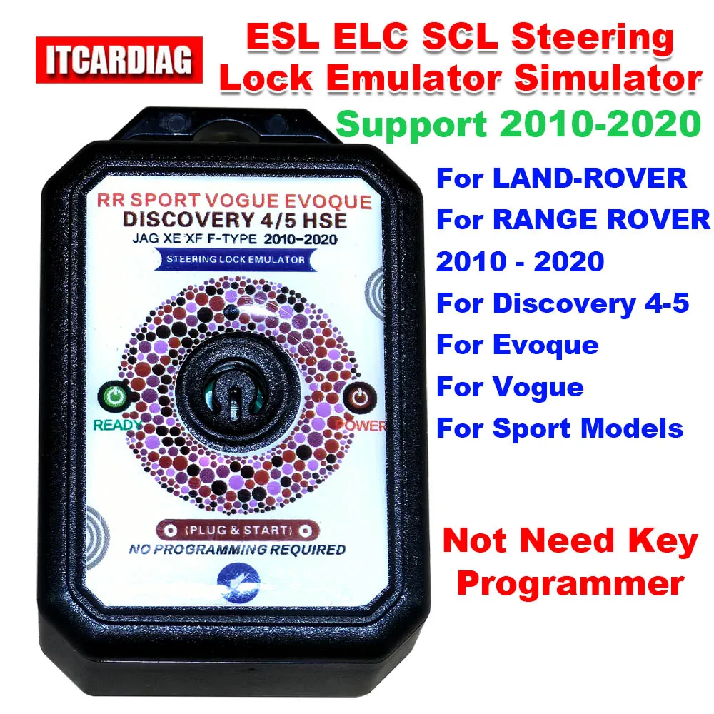 ESL ELC SCL Steering Lock Emulator Simulator for LAND ROVER For Range Rover 2010-2020 Discovery 4-5 /Evoque /Vogue /Sport Models