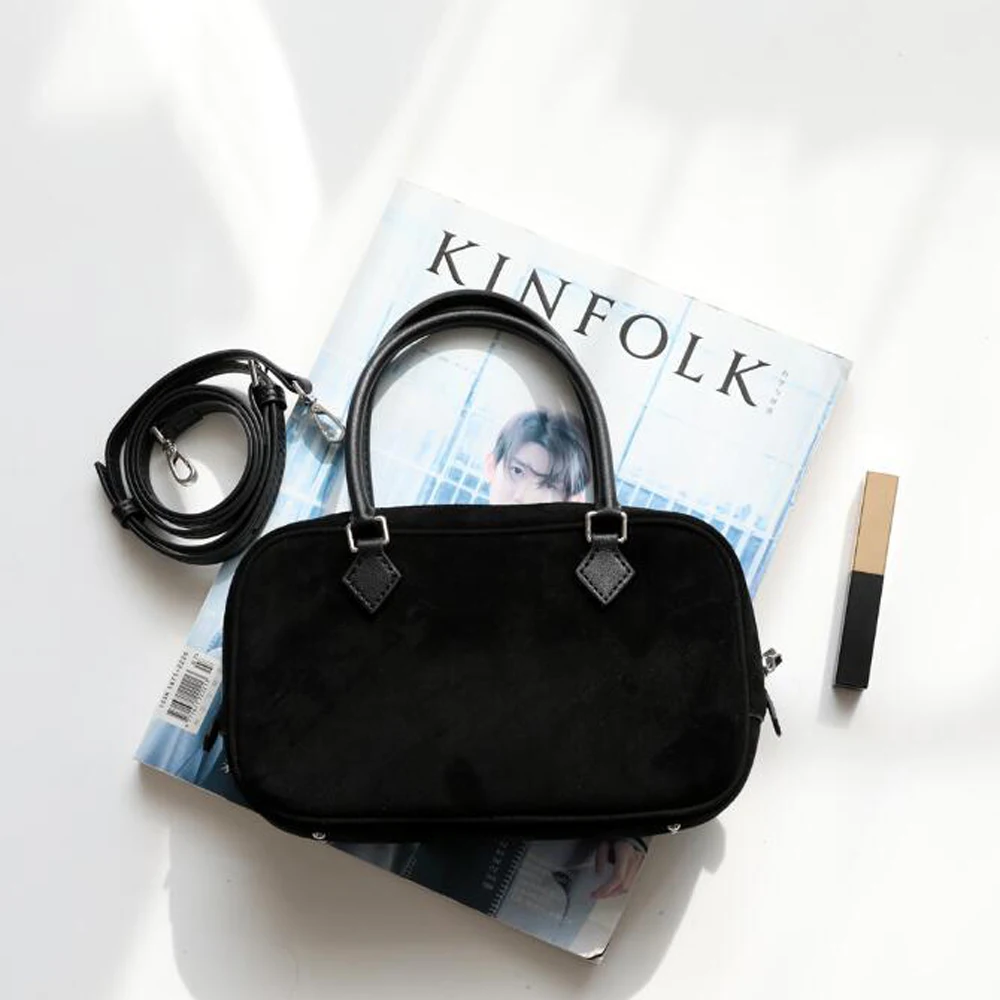 حقائب جلدية من جلد الغزال الطبيعي حزام طويل امرأة فاخرة مصمم رفرف حقيبة تحت الإبط حقيبة يد صغيرة حقيبة الكتف مخلب محفظة الحفلات