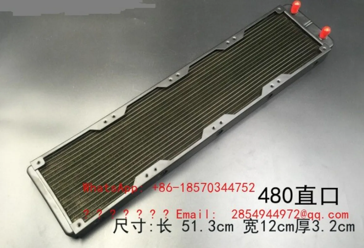 480 Pure Aluminum Water Cooling Row, Heat Dissipation Row, Exchanger Heat, Beauty Equipment Water Cooling Radiator