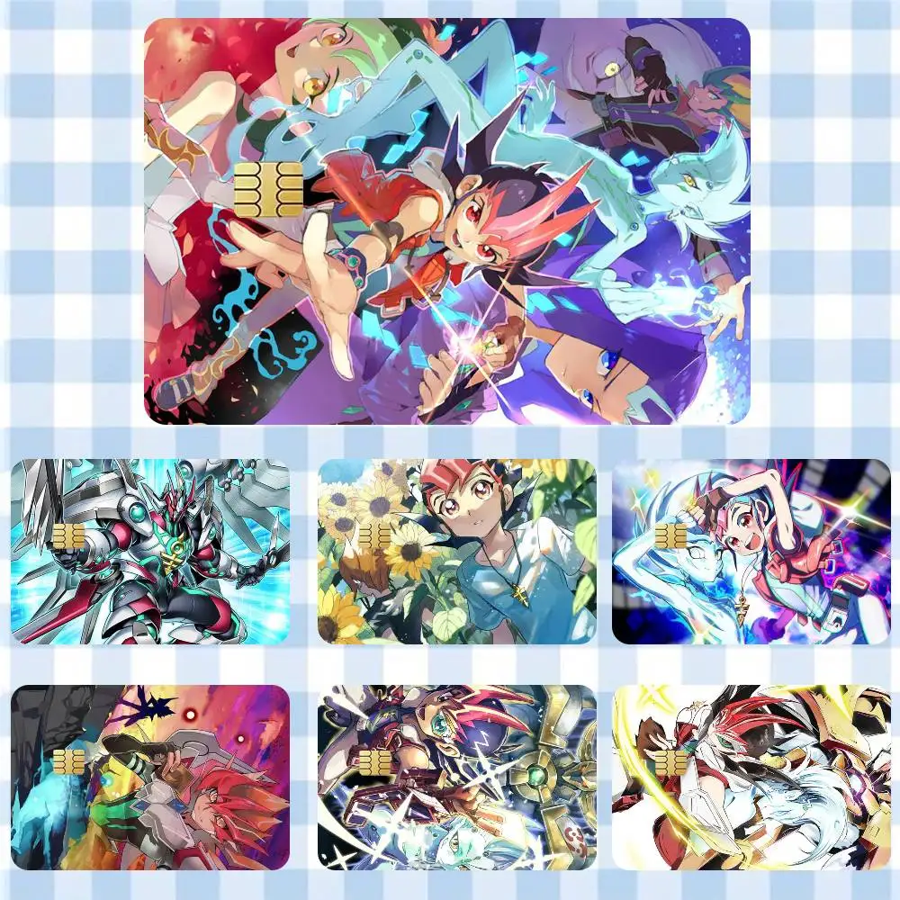 

Yu-Gi-Oh! Zexal A-Anime xyz Sticker Film Tape Skin for Credit Card Debit Card Waterproof Stickers Cartoon