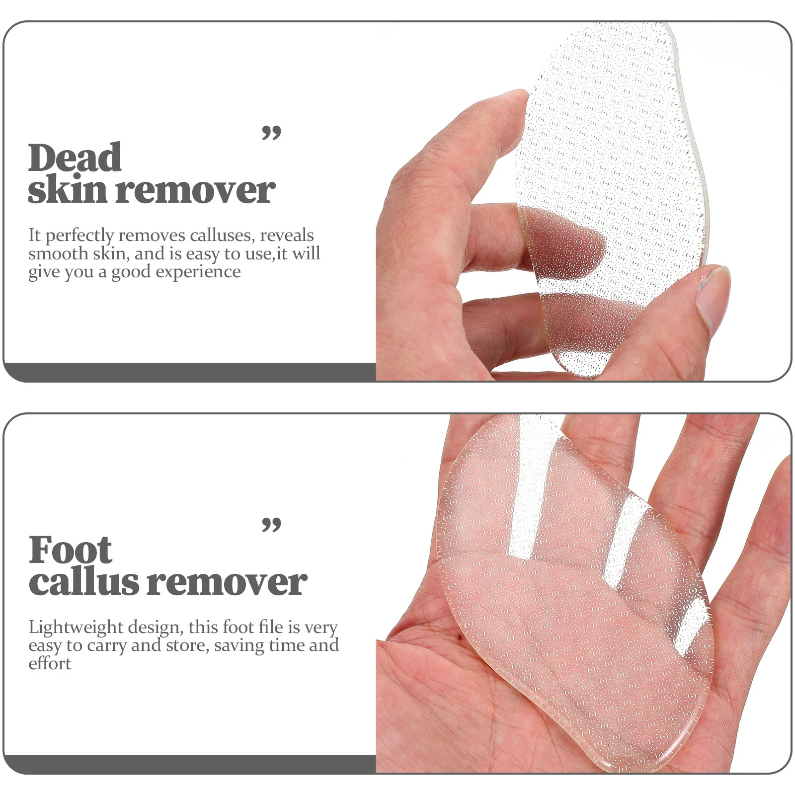 Glass Foot Scrubber Dead Skin Remover Portable Callus File Pedicure Tool Foot File Dead Skin Remover Pedicure Exfoliating Board