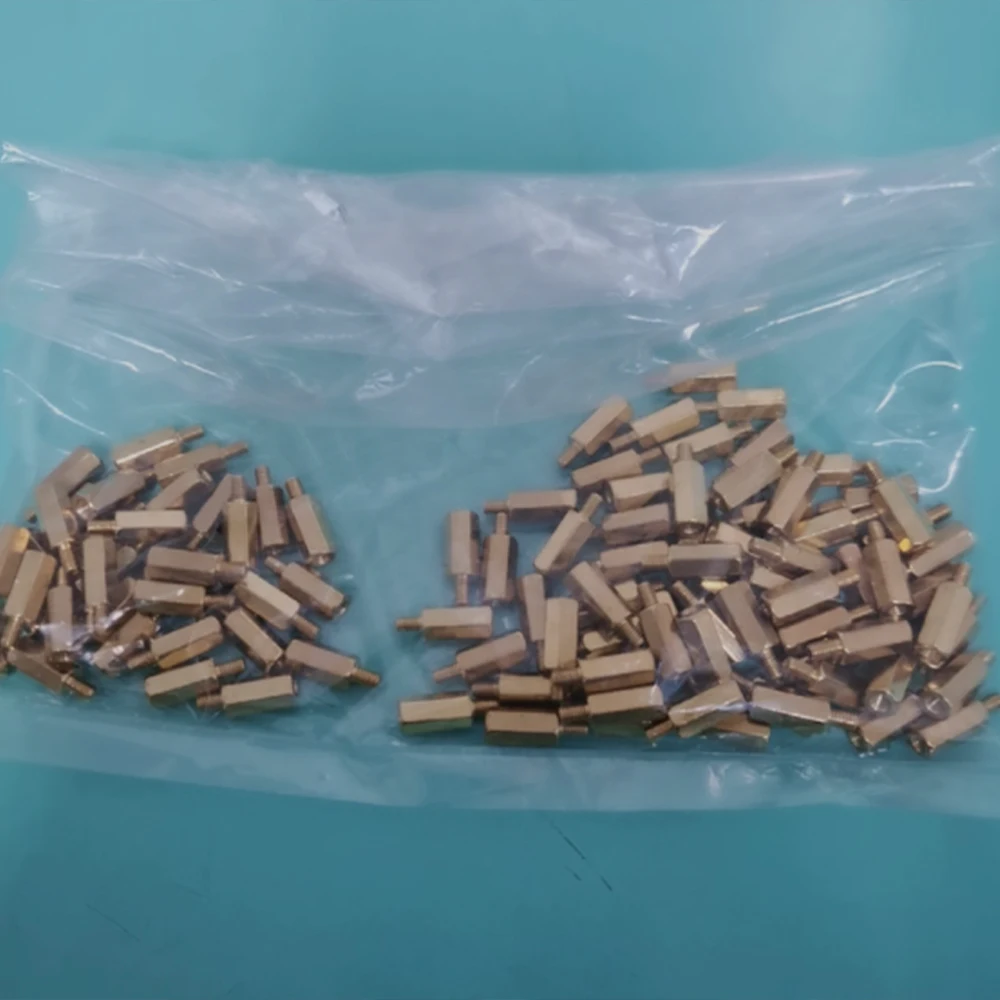 5-50Pcs M3 Hex Brass Male Female Motherboard Standoff Copper Mount Board Rack Stud Threaded Pillar PCB Column Spacer Screw