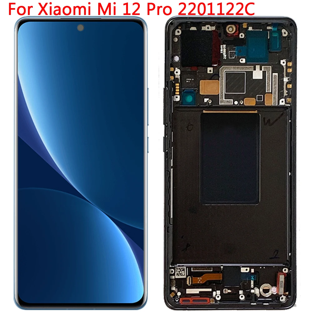 New Original For Xiaomi Mi 12 Pro LCD Display Touch Screen With Frame 6.73\