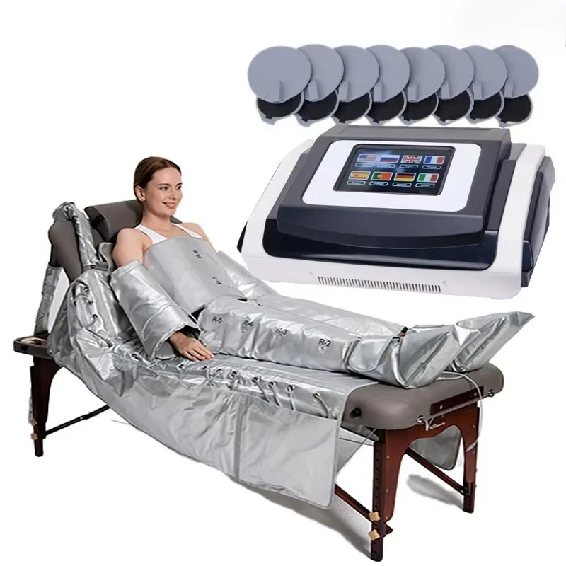 Professional Air Pressure Massage Heating Body Slimming Full Body Conjoined Negative Body Shaper Massage Device Free Shipping