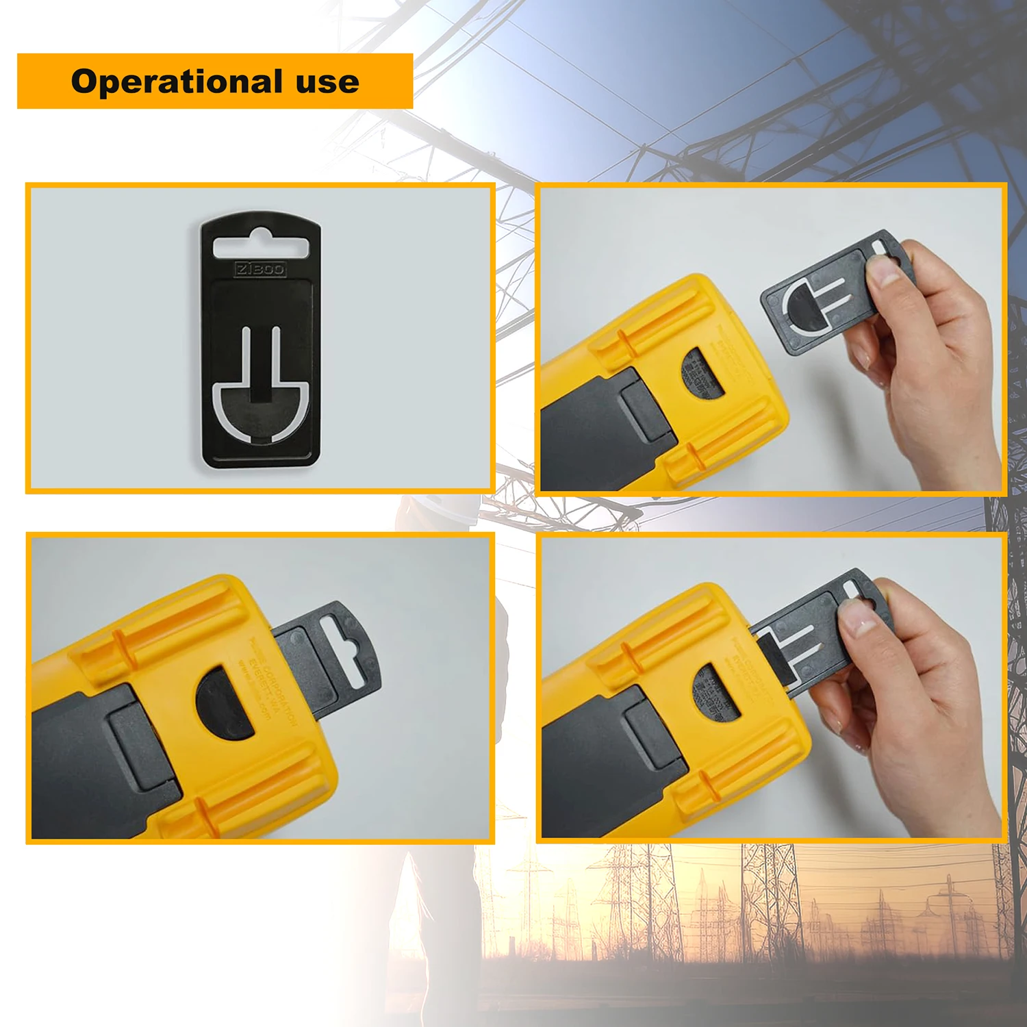 Imagem -03 - Kit de Suspensão de Medidor de Multímetro Ziboo Tpak para Medidores Alças Clipes e Cabide Magnético Alça Magnética Universal Umhs757