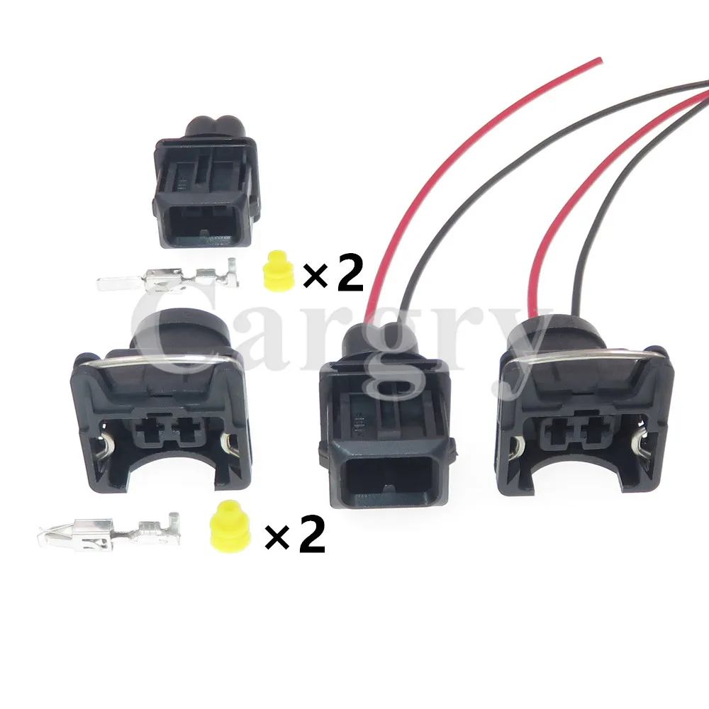 

1 комплект 2P 827551-3 828657-3 автомобильный топливный инжектор электрическая Проводная розетка 106462-1 Водонепроницаемая штепсельная вилка гнездовой разъем