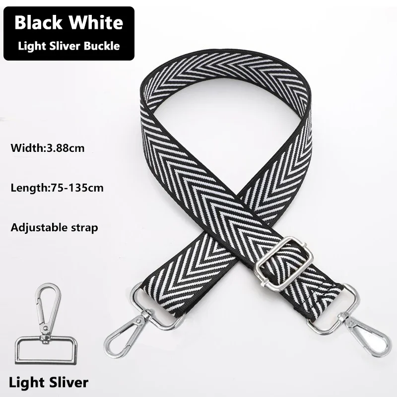 Adjustable Length Bag Strap Fashionable Full-colour Printing Women Messenger Belts Replacement Crossbody Handbag Shoulder Strap