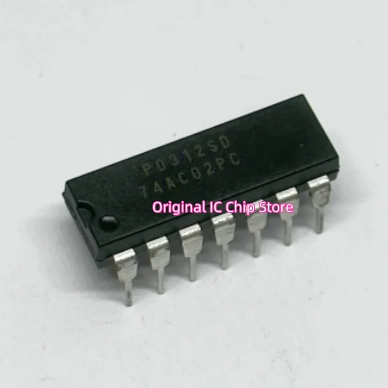 5 قطعة 74AC02PC 74AC02 المباشر DIP14 رقاقة الدوائر المتكاملة العلامة التجارية الجديدة ضمان جودة الأسهم