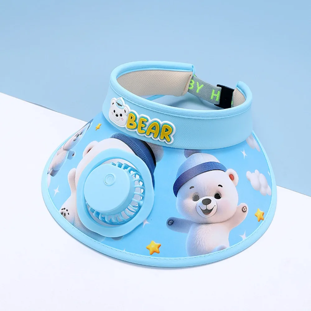 

Шляпа от солнца с животными принтами и электрическим вентилятором, USB-зарядка, большой вентилятор, дышащий козырек, солнцезащитная шляпа для кемпинга и походов