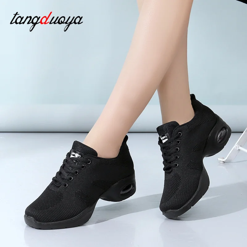 Lightweight Dance sneakers Women Breathable Jazz Dance Shoes Sport Fitness Shoes Ladies Ballroom Dance Shoes Plus Size 41