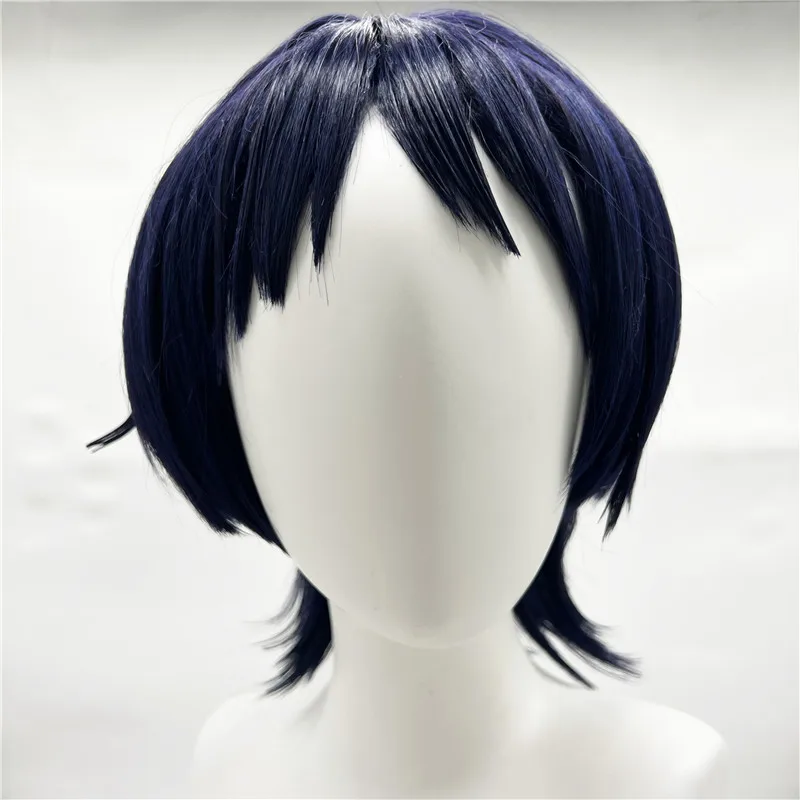 Gestyled Nieuwe Scaramouche Cosplay Pruik Paars Al Gestyled Cos Pruiken Hittebestendige Synthetisch Haar Anime Game Wanderer Cosplay Pruiken