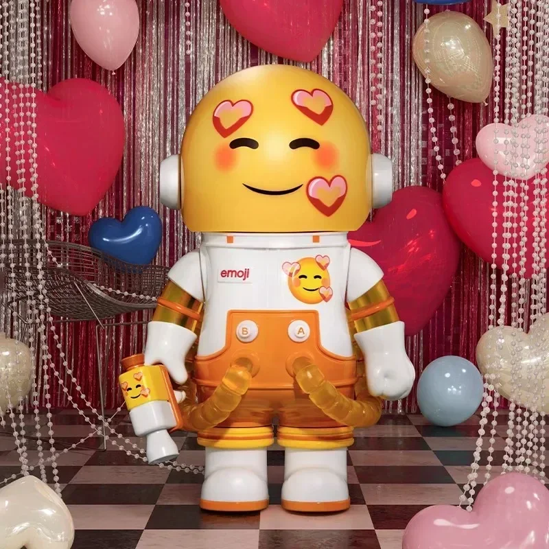 POP MART MEGA SPACE MOLLY 100% x emoji Series Genuine Blind Box Mystery Box Guess Bag Toys Doll Cute Anime Figure Desktop