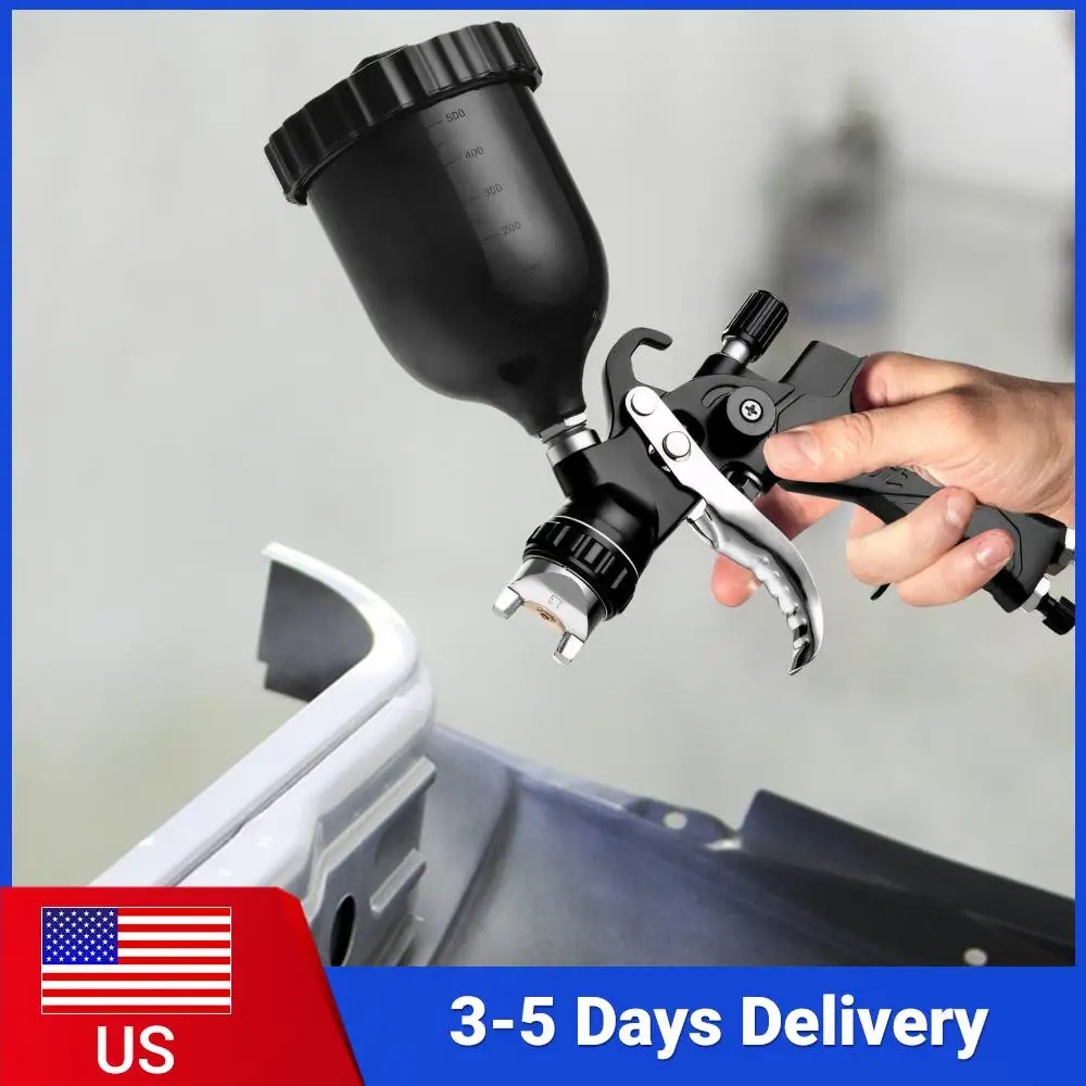 

Автомобильный аэрограф-распылитель с адаптером, пневматический пистолет высокой атомизации для покраски автомобилей, мебели и металлических поверхностей