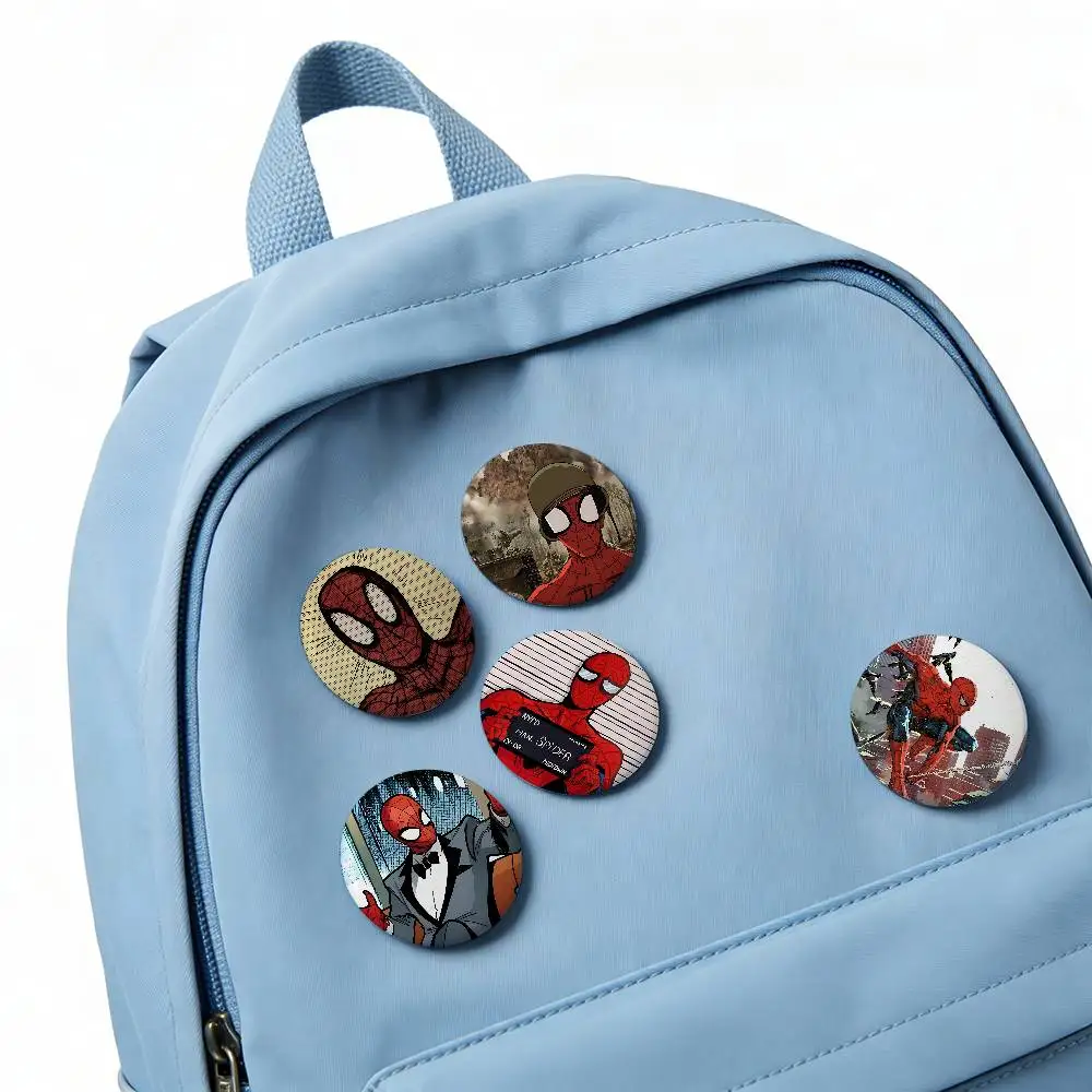 Cool-S-spider-manS Classic Badge Pins For Friend, Backpack, Clothing, Collectible Accessories, Jewelry Gift