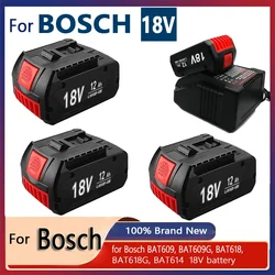 High-Performance For BOSCH 18Volt 6.0Ah LITHIUM-ION BATTERY GBA18V Professional GSR GBA GSB BAT609 (KC) Rechargeable Battery