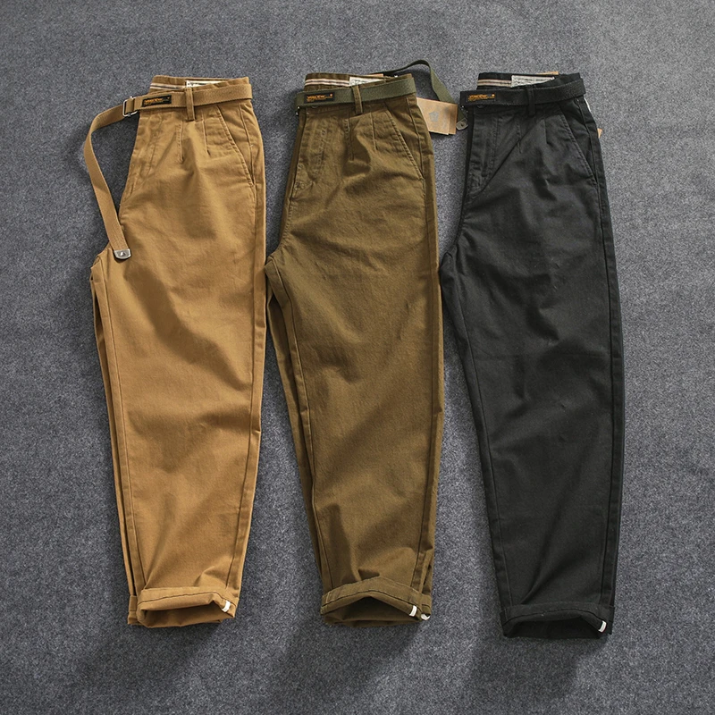 CityBoy Stylish Tapered Straight Smart Chino Pants | Twill Woven 5-Pocket Design | Cotton Stretch Casual Trousers for Men