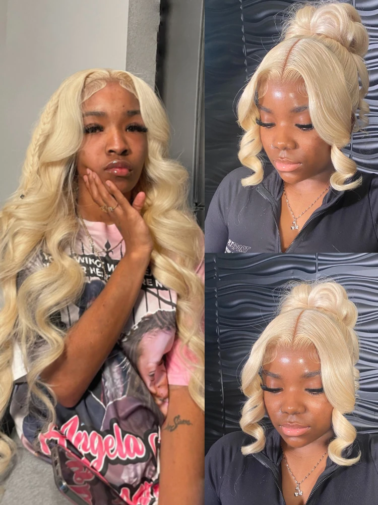 613 13x4 13x6 360 Lace Frontal Wig Glueless Lace Wig Honey Blonde Lace Front Wig Human Hair Brazilian Body Wave Lace Front Wig