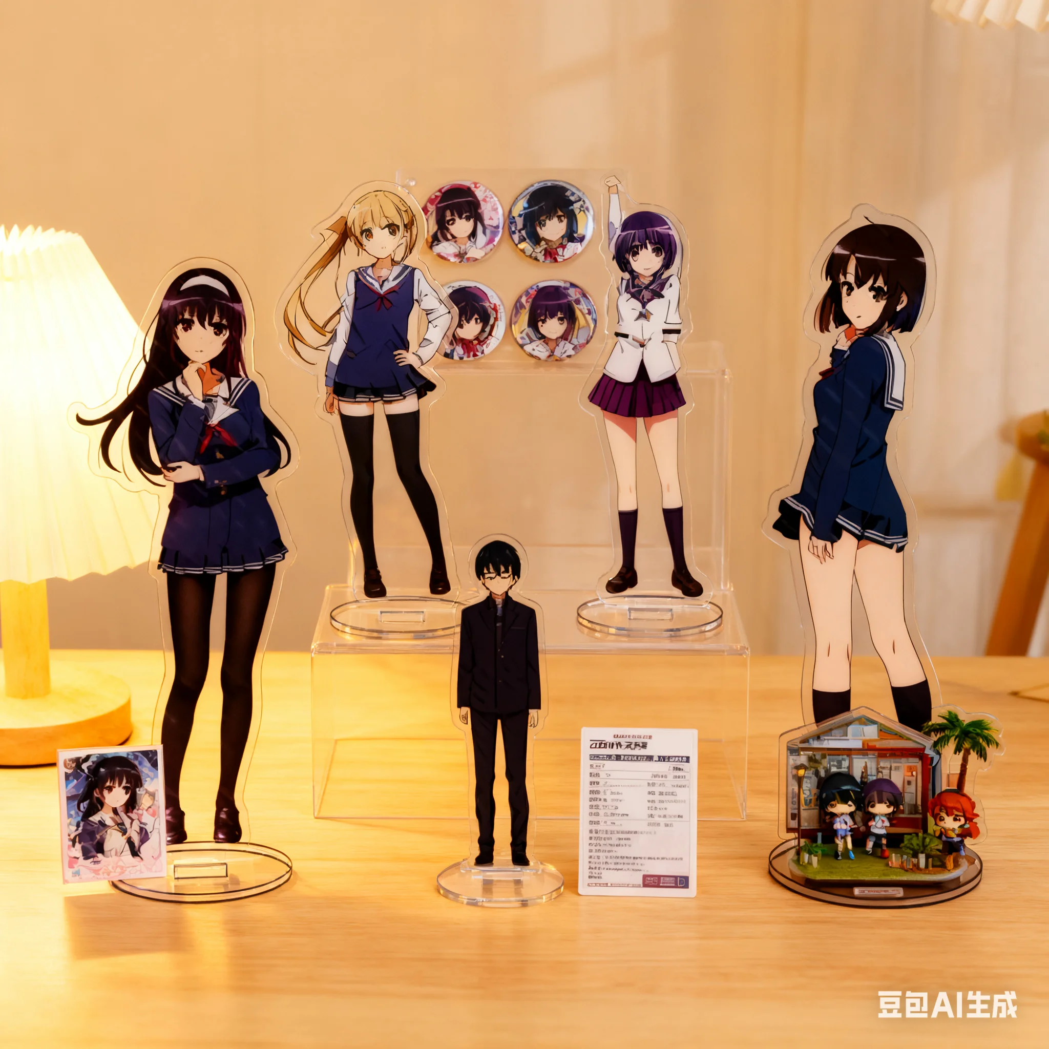 Anime Saenai Kanojo No Sodatekata flores bendición imágenes de alta definición Megumi Kato Eriri Spencer soporte acrílico juguete al por mayor