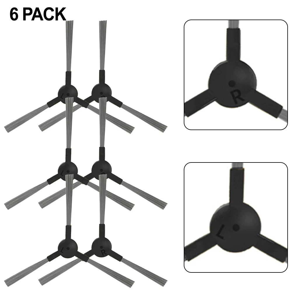 6 Pcs Side Brush For Irbis 0321 0121 For Redmond VR 1321s For Mamibot For PROVAC Teendow BR151 Robot Vacuum Cleaner Corner Clean