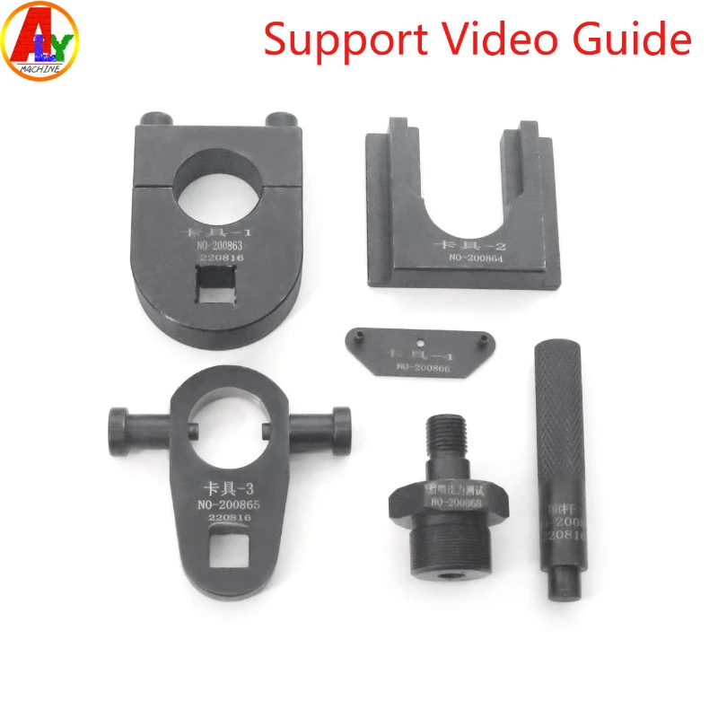 

For HEUI CAT 3412 Injector Disassemble Open Pressure Test Adaptor Fixture Clamp Tool Sets