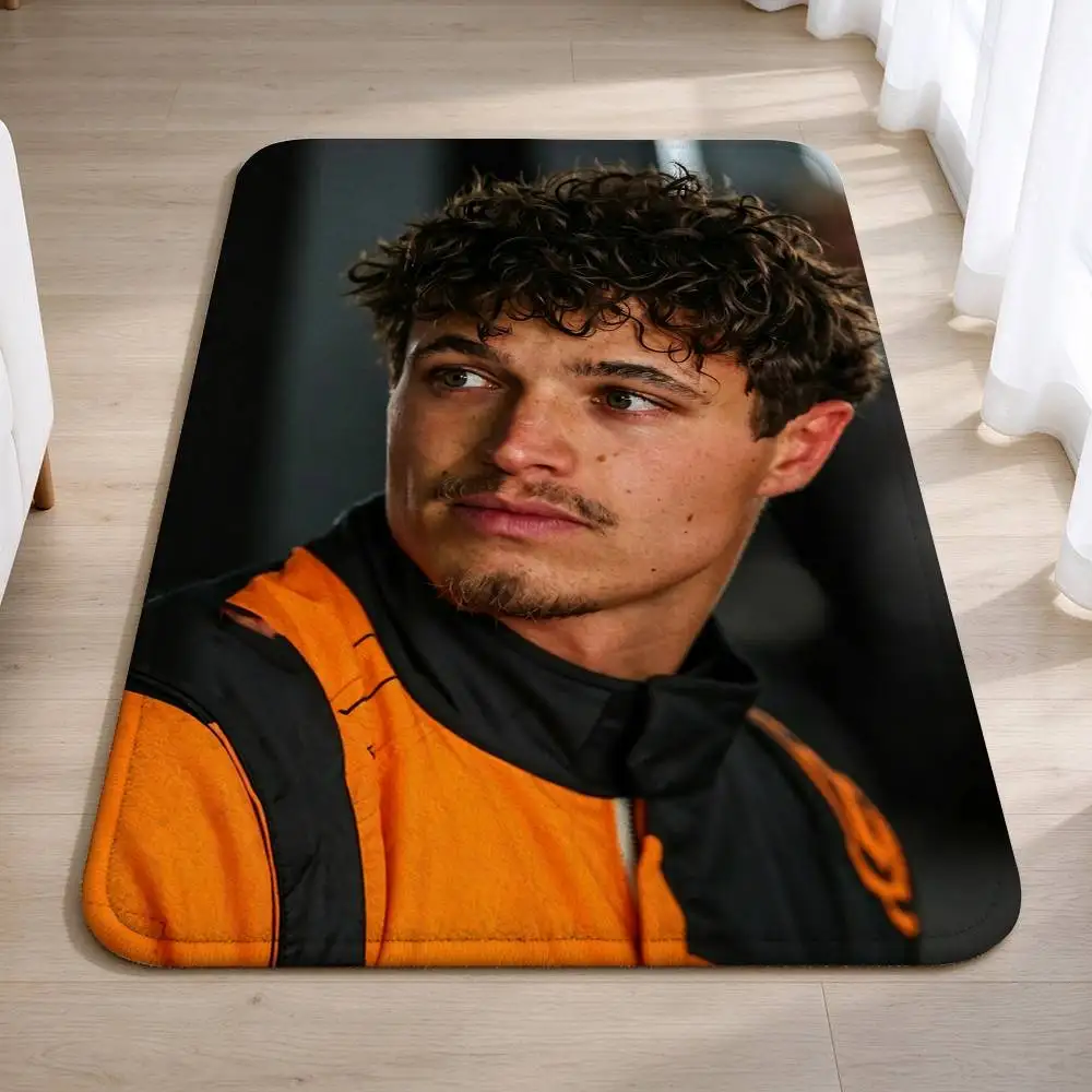 L-Lando N-NorriS LN-McLaren-S Home Decor Short Plush Floor Mat, Non-Slip & Easy to Clean for Multi Doorways