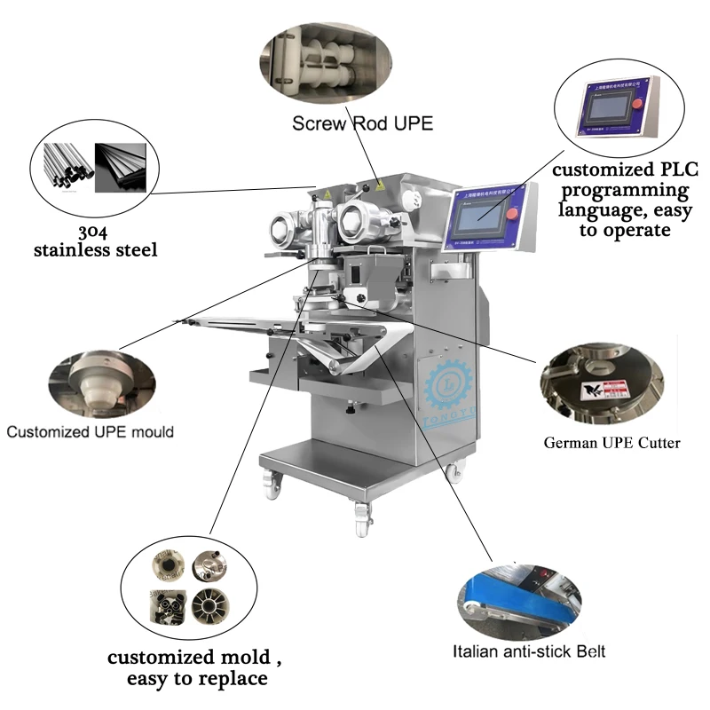 Big Kubba Kibbeh Maker  Service Custom Shape Automatic Coxinha Croquettes Encrusting Machine For Restaurant