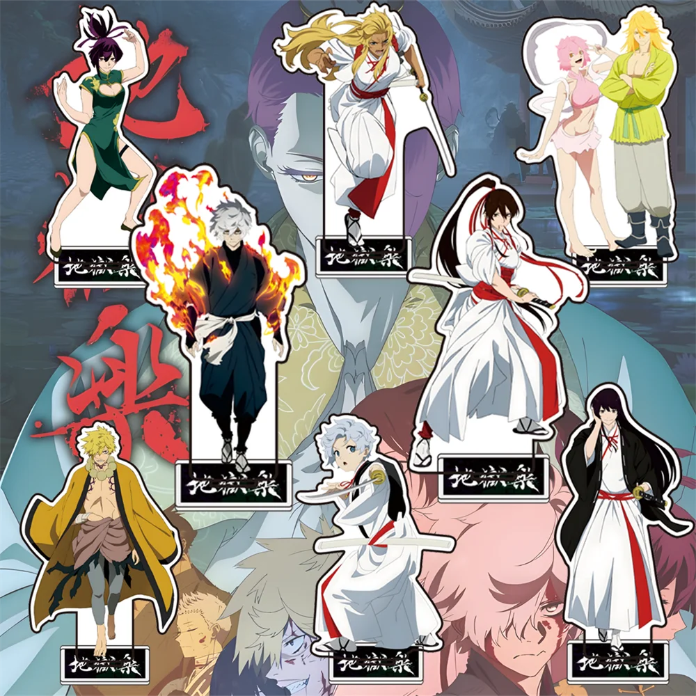 Jigokuraku Season2  15cm Anime Acrylic Stand Gabimaru/Yuzuriha Tabletop Decorations Accessories Decor Gifts Exquisite Products
