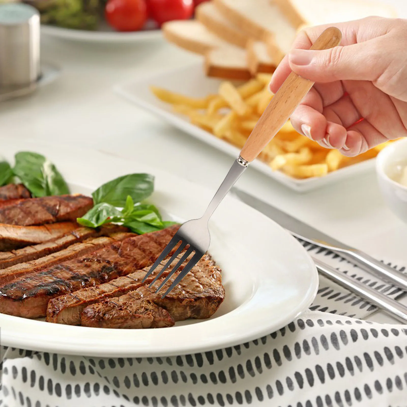 1 مجموعة أدوات المائدة في الهواء الطلق المنظم الفولاذ المقاوم للصدأ أواني التخييم مجموعة المحمولة حقيبة التخزين مخيم أدوات المائدة شوكة ملعقة عيدان