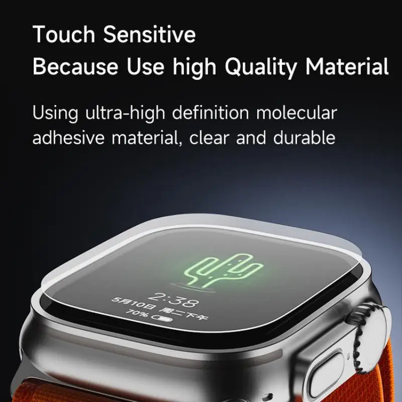 Protezione dello schermo per la Privacy per Apple Watch pellicola Ultra temperata scatola antipolvere Anti-Peep per la serie di orologi Apple protettivi