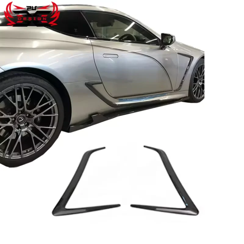 

For Lexus LC500 LC500H Dry Carbon Fiber Front Bumper Fender Canards Splitter Body kit