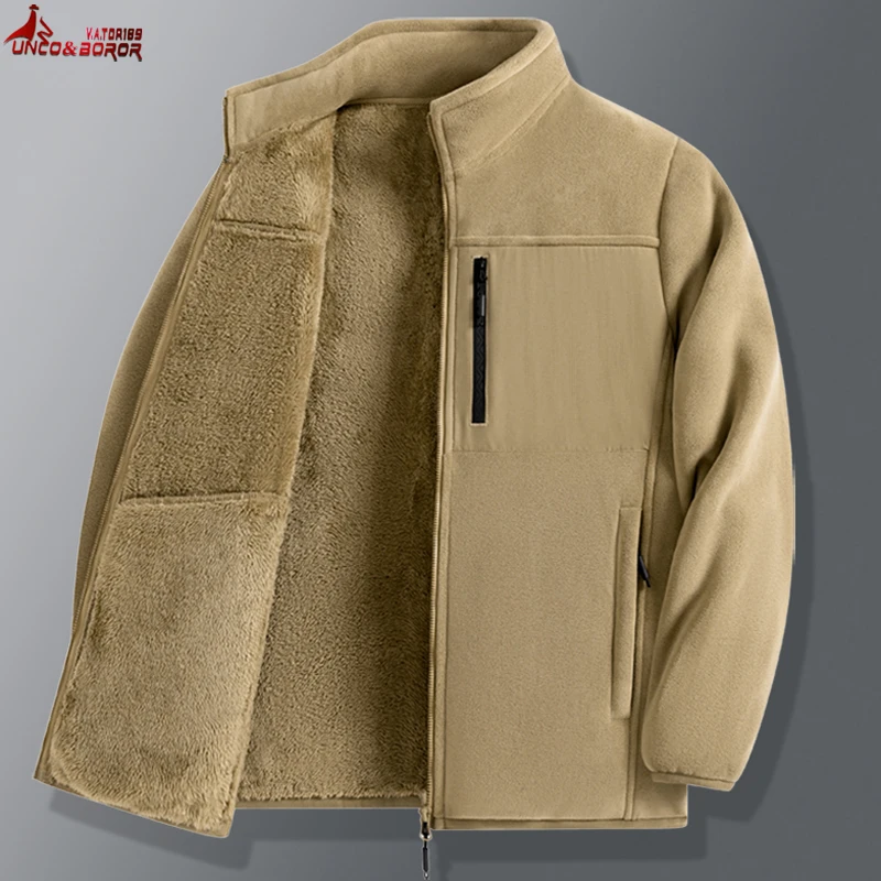 

Winter Jackets Men Tactical Polar Fleece Hiking Jacket Streetwear Tourism Mountain Military Camping Wool Liner Coats Men Parkas