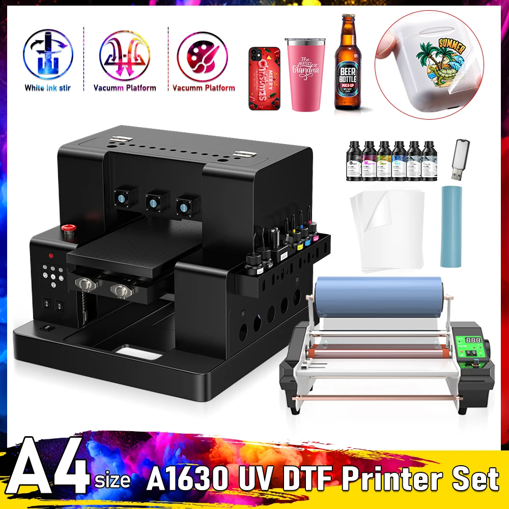 A4 UV DTF Printer For Epson L805 Impresora UV DTF Sticker Printing Machine UV DTF For Phone case PVC ABS Bottle Metal Pen