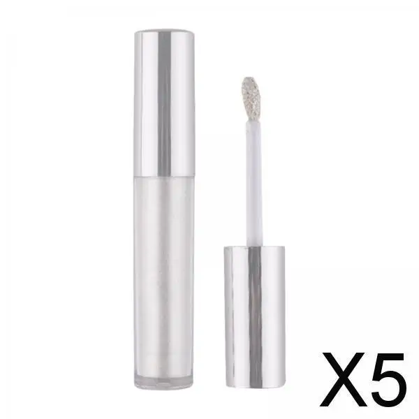 Fard à barrage liquide scintillant, facile à appliquer, anti-taches, polyvalent, brillant, 2-6 paquets