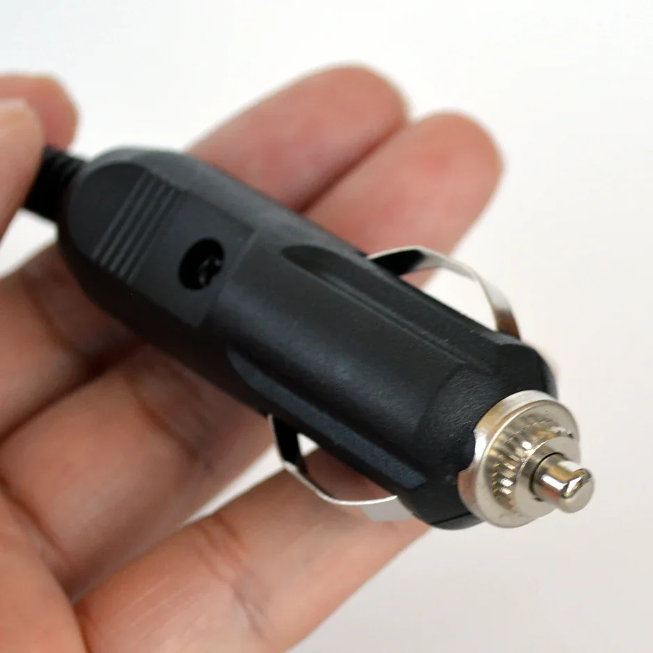 Car Cigarette Lighter Plug 12V or 24V Male Head with Indicator Light Vehicle Electrical Cigarette Lighter Plug Charger Adapter