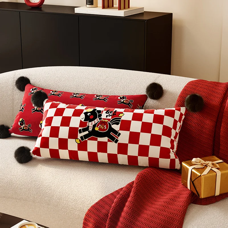 

Подушка для дивана Good Luck: длинная прямоугольная подушка-спинка для сна и отдыха, подушка для изголовья кровати, для гостиной