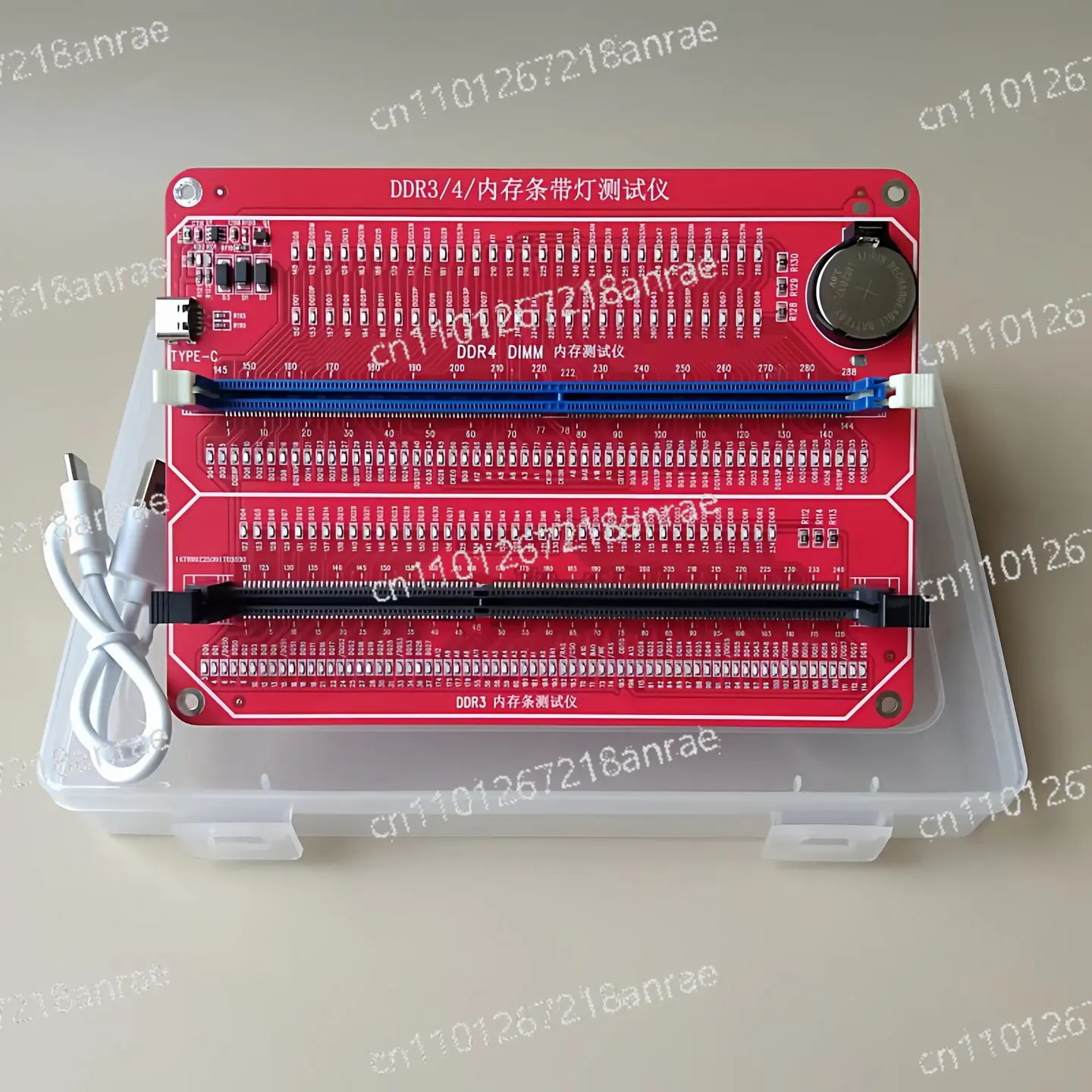 

Тестер оперативной памяти DDR3/4/5 для настольных ПК и серверов, инструмент для диагностики неисправностей, USB-питание