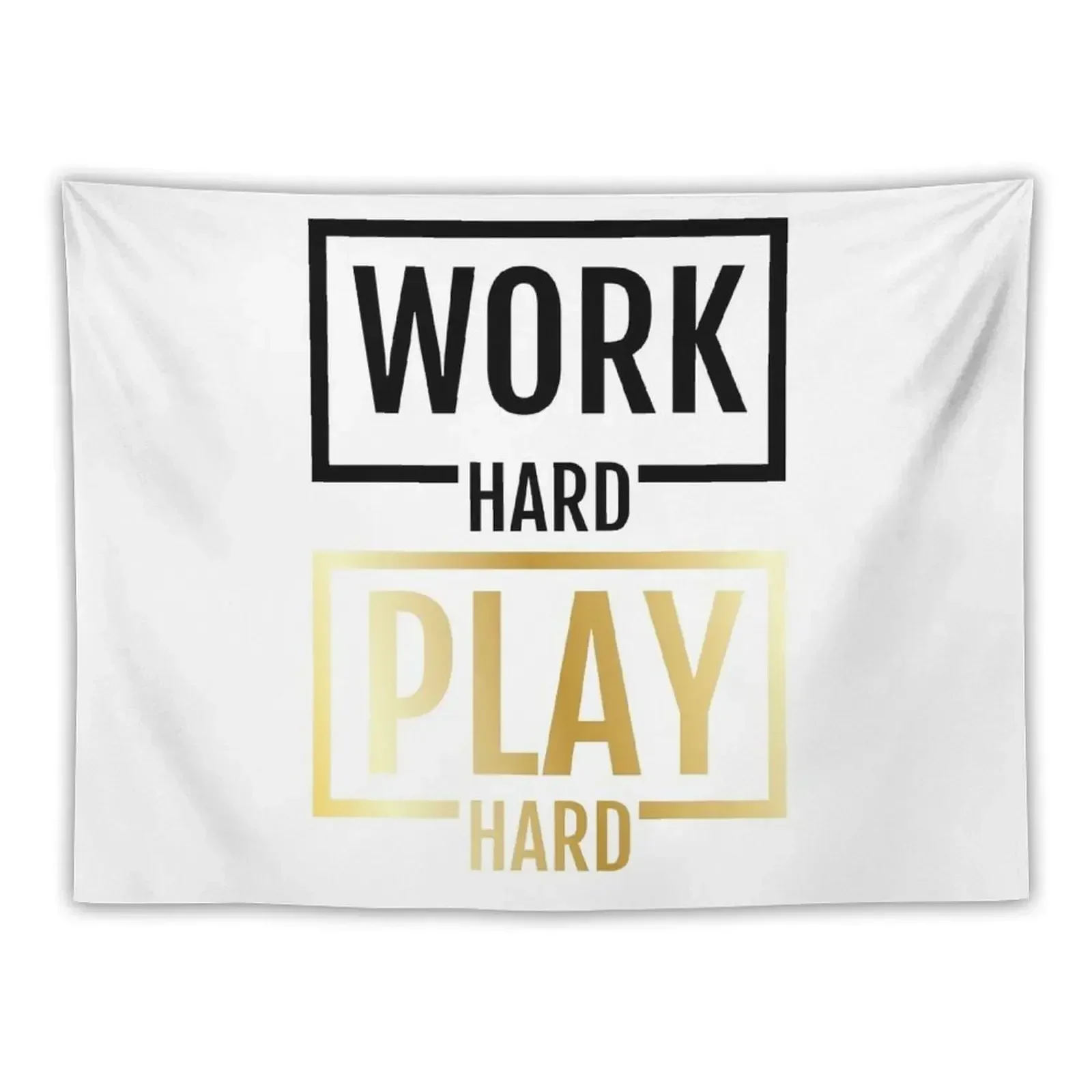 Work Hard Play Hard Tapestry Room Decor For Girls Home Decoration Accessories Tapestry