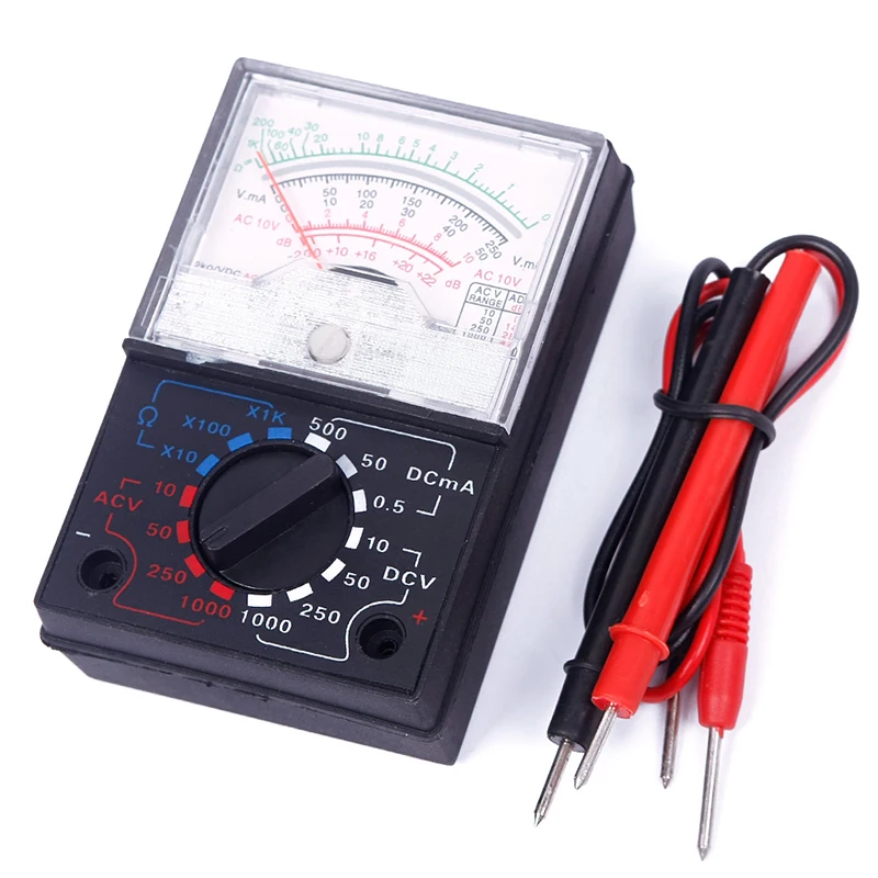 Free Shipping MF-110A Multimeter Portable Electric Analog Multitester Voltmeter Ammeter Voltage Current OHM Multi Meter Tester