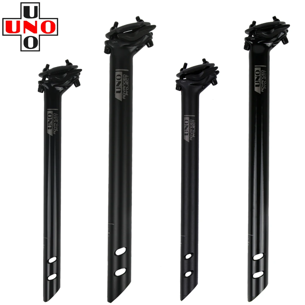 

UNO SP-719 Bicycle Seatpost Road Mountain Bike 27.2/30.9/31.6*350/400mm Seat Tube Aluminum Alloy Parts